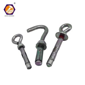 Accessoires d'usine : Chevilles d'ancrage en acier au carbone pour fondations, écrous, rondelles, crochets d'ancrage en béton L/J/U/I avec tête hexagonale – Matériaux de construction - Product Image 2