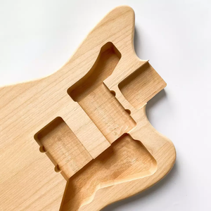 Cuerpo de Guitarra Personalizado Estilo Leopardo de Aliso Sin Acabado para Kits de Construcción DIY - Product Image 5