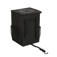 Poubelle de véhicule pliable de nouvelle conception conteneur de déchets de voyage peu encombrant pour le stockage de cabine de voiture