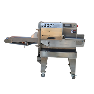Máquina Cortadora de Carne Multifuncional con Certificación CE para Jamón, Tocino y Salchicha con Cinta Transportadora - Product Image 3