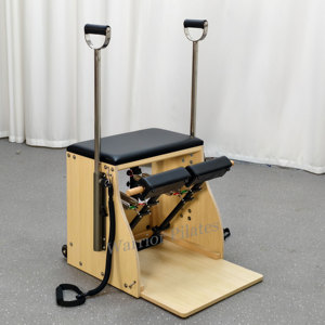 Chaise Wunda en érable stable avec poignées et ressorts pour Pilates, Reformer Pilates Combo Chair - Product Image 3