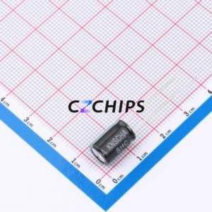 Condensador Electrolítico de Aluminio de Orificio Pasante DHC6.3M108G124S1AA, Orificio Pasante, D8xL12mm, 1000uF, 20%, 6.3V, 460mA-120Hz - Product Image 2