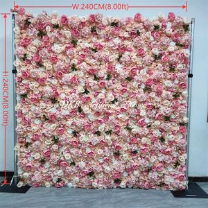 Muro de Flores Artificiales de Seda al por Mayor para Graduación, Boda, Regreso a Clases, Pascua, Decoración del Hogar - Tamaño Personalizable 8ftx8ft Tacto Real - Product Image 2