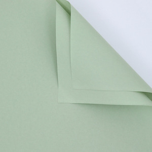 Papel de embalaje de flores estilo coreano pequeño, papel de algodón con textura de madera, papel de embalaje de color sólido para macarons - Product Image 5