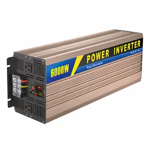 TimesPower Power Inverter Off Grin 12V 24V 48V 220v 3000W 5000W 6000W With Remote Controller