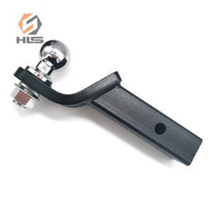 Convient au récepteur de 2 pouces 7500lbs Kit d'attelage amélioré de 6 pouces noir Enjoin 2 pouces Ball & Pin Trailer Hitch Ball Mount - Product Image 5