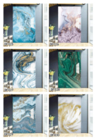 Panneaux muraux en PVC UV de haute qualité, 3 mm, flexibles, imperméables, écologiques, pour la décoration intérieure d'hôtels et d'appartements, design graphique