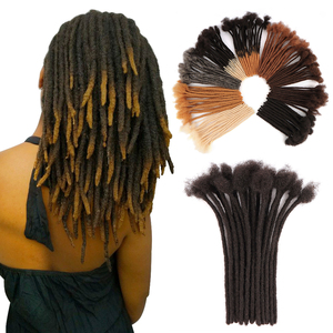 Vente en gros de produits Dreads à tresser 4 "-24" disponibles Serrures d'extension pour dreadlocks faites à la main pour hommes Cheveux naturels - Product Image 1