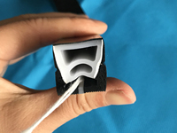 La couleur noire de 20*20mm a mené le diffuseur néon de tube de silicone sans bande menée