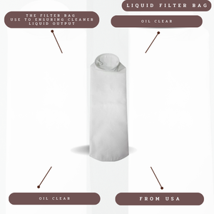 ถุงกรองน้ำมันและของเหลวในอุตสาหกรรมกำลังการผลิตสูงเพิ่มการถือสิ่งสกปรกและทำความสะอาดเอาท์พุท - Product Image 5