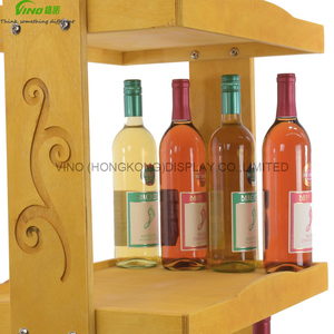 Estante de Madera de Doble Cara de 4 Niveles para Supermercado, Resistente, con Acabado de Madera Original, Personalizable, de Instalación Rápida - Product Image 5