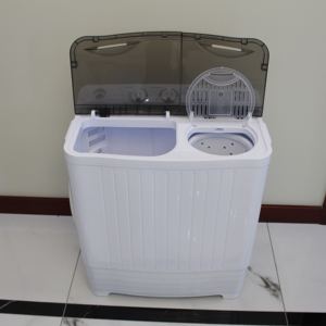 Agitador semiautomático compacto y eficiente <span class=keywords><strong>de</strong></span> 7kg con doble barra, lavadora <span class=keywords><strong>de</strong></span> bañera doble <span class=keywords><strong>de</strong></span> habla inglesa para hoteles, apartamentos y alquileres - Product Image 6