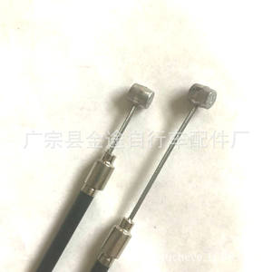 สายเบรกจักรยาน สีดำ ลวดชุบสังกะสี หัวอะลูมิเนียมหล่อ วัสดุใหม่ สำหรับจักรยานเสือภูเขา จักรยานเสือหมอบ ด้านหน้าและด้านหลัง - Product Image 5