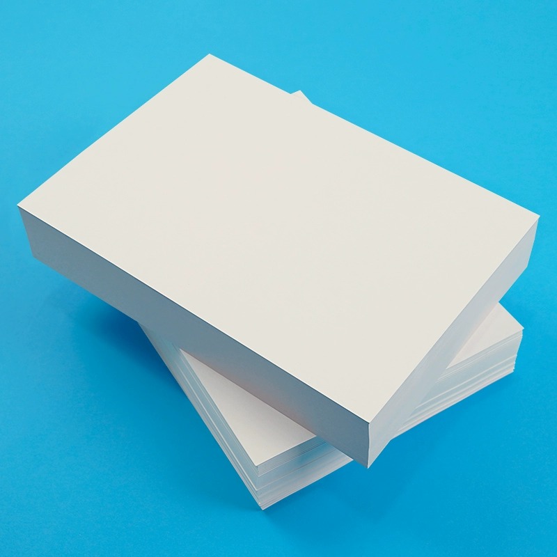 Mandik A4 White Recyclable Cardboard Art Drawing Paper for Children Thickened 180-400gsm Custom Logo Design 50 Sheets/Bag