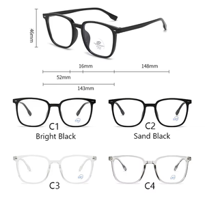 نظارات كمبيوتر مربعة مضادة للضوء الأزرق 6004، نظارات شمسية للخارج، نظارات تصوير فوتوكرومية مضادة للإشعاع - Product Image 4