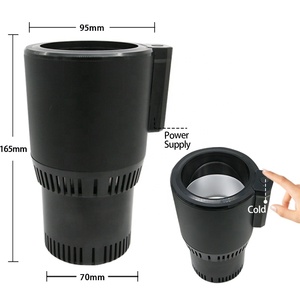OEM fabrika 2 1 Mini buzdolabı akıllı seyahat kahve bira ev araba hızlı soğuk içecek bardağı oto soğutma tutucu araba bardak soğutucu - Product Image 2