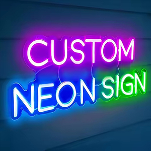 Drop Shipping Customized Electronic Signs RGB Flex Letters Custom Led <b>Light</b> Neon <b>Sign</b> for Decor - Product Image 1