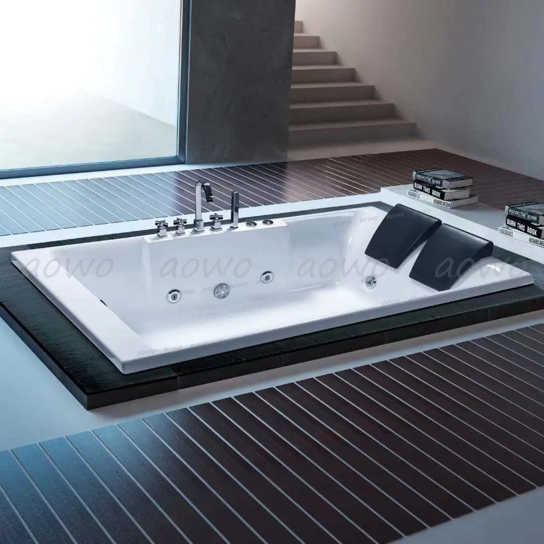 2023 Drop-in 2 Person Bathtub yacuzzi hidromasaje Massage Hot tub portable shower Interior Lay Z SPA