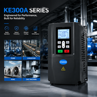 Convertisseur de fréquence AC industriel KE300A monophasé/triphasé 220V-380V avec écran LCD pour pompes, ventilateurs, convoyeurs et automatisation d'usine