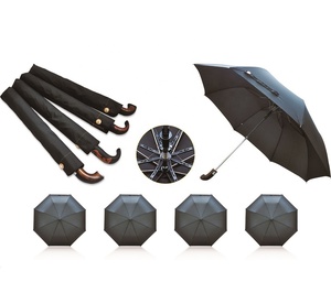Haute Qualité de luxe Super Fort complet Automatique de fibre De verre coupe-vent Ouvert Télescopique pliant hommes <span class=keywords><strong>parapluie</strong></span> - Product Image 4