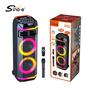 Loa Bluetooth không dây di động ZQS8283 tích hợp đèn LED, hệ thống âm thanh nổi, hỗ trợ thẻ USB/TF, dùng được trong nhà, ngoài trời, tiệc tùng, cắm trại, sân thượng - Product Image 2