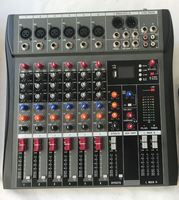 Console de mixage audio professionnelle 6 canaux CT 6, contrôleur DJ professionnel avec alimentation fantôme 48V intégrée, MP3, BT, USB, effets