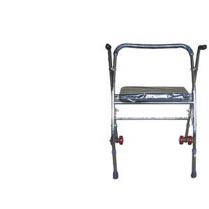 Xuhaode <b>Walker</b> With Seat And Wheels Heavy Duty Foldable For Elderly And <b>Disabled</b> Assistance - Product Image 5
