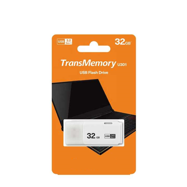 Hot Selling U301 USB Flash Drive Stick 3.0 TransMemory 128GB 64GB 32GB 16GB 8GB USB 3.2 Gen 1 Pendrive