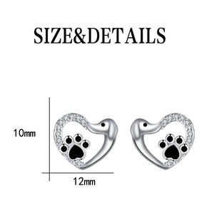 Boucles <span class=keywords><strong>d</strong></span>'oreilles en alliage de cuivre avec nœud celtique, griffe de chien, griffe de chat, tortue mignonne, ancre de bateau, pour femme, idée cadeau - Product Image 3