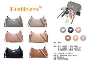 Bolso de Mensajero con Diseño de Hojas de Barco Prettyzys, Bolso de Hombro Cruzado de Cuero Pequeño para Mujer - Product Image 4