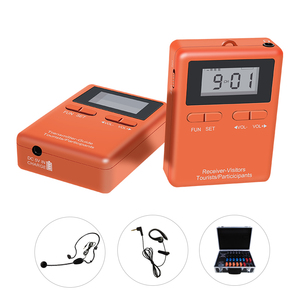 UHF 863-873MHz thiết bị hướng dẫn du lịch tần số Châu Âu Radio đường dài hướng dẫn du lịch tai nghe và micrô cho hướng dẫn viên du lịch - Product Image 4