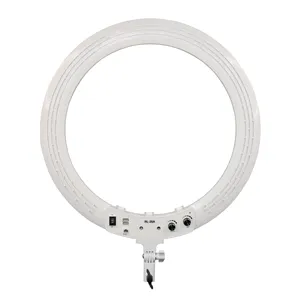 20inch Rechargeable High Power Ring Light Ultra-thin External Power Supply LED Photography Enhancing Studio Lamp