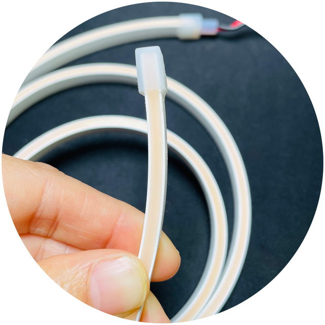 Mini Size 4x8mm 4x10mm LED Neon Strip DC2V DC24V IP67 Cob 480LEDs/M Side View Horizontal Bendable Flex LED Neon Light