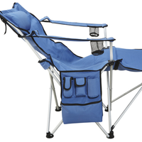 Nouveau Design chaise de Camping avec sac isotherme, grande chaise de plage de 300lb