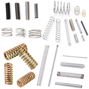 OEM özelleştirilmiş paslanmaz çelik sıkıştırma yayı ağır siyah kaplama helezon yay - Product Image 1