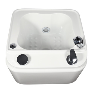 Vasca Pedicure Portatile con Idromassaggio e Luci a LED per Salone di Bellezza e Centro Estetico con Scarico - Product Image 6