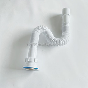Tubo Flexible de drenaje de residuos, manguera de drenaje de plástico para lavabo de baño - Product Image 2