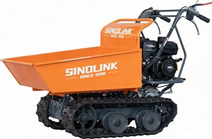 Mini-dumper chenillé antidérapant de 180 mm de large avec moteur et boîte de vitesses, benne de chargement robuste pour le transport sur <span class=keywords><strong>chantier</strong></span> - Product Image 6