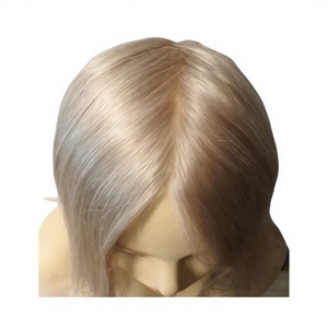 Parrucca da <span class=keywords><strong>donna</strong></span> realistica con base in pelle iniettata, con nodi, base in poliuretano da 0,08 mm, parrucca in capelli Remy Bio-skin, pizzo trasparente - Product Image 4