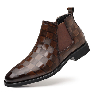 Botas Chelsea Italianas de Alta Calidad para Hombre, Clásicas de Invierno, de Cuero PU, Impermeables, Casuales - Product Image 2