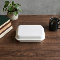 Boîte cadeau en pulpe biodégradable, savon parfumé fait main, boîte d'emballage en papier écologique pour bijoux, bougies, souvenirs