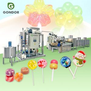 Super Arcede Food Semi Automaxed Blow Maxed Rotary Press Hand Made Flat Lollipop Machine Manual in China - Product Image 1