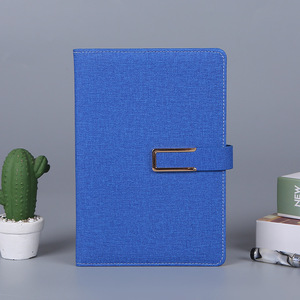 Tùy chỉnh bán buôn Tạp Chí kinh doanh khuyến mại Linen máy tính xách tay A6 A5 A4 bìa cứng PU da libretas máy tính xách tay với logo - Product Image 5