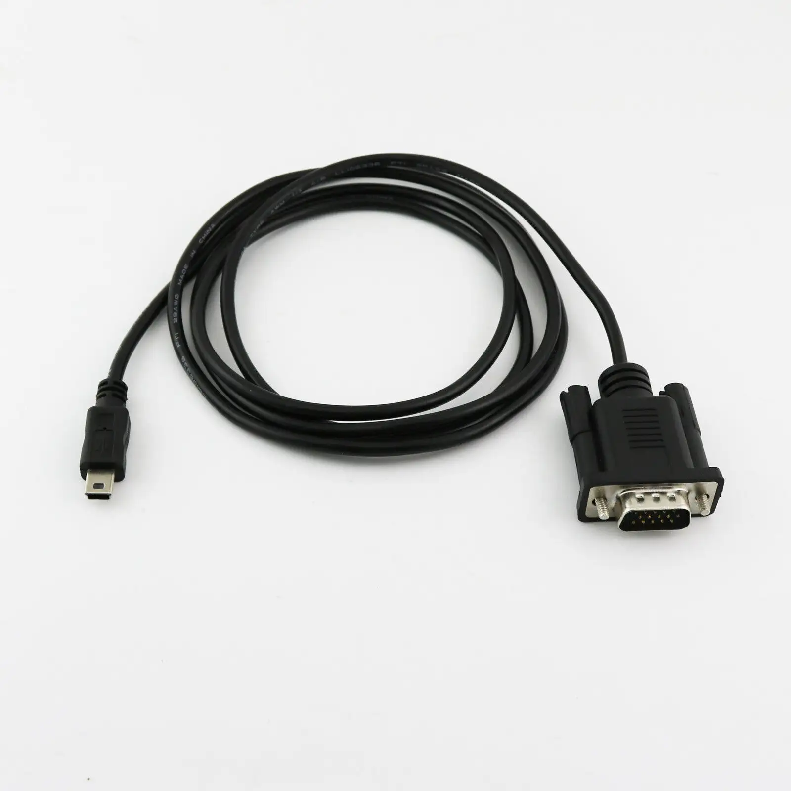 Mini USB macho de 5 pines a VGA, cable adaptador macho de 15 pines para DVD móvil EVD 1,5 m