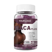 Gummies en gros pour l'amélioration des hanches et des fesses, favorisant l'équilibre hormonal, complément alimentaire, supplément de Maca en gummies pour les hanches et les fesses