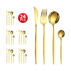 Set de <span class=keywords><strong>couverts</strong></span> en argenterie Cuillères personnalisées en acier inoxydable mat <span class=keywords><strong>18</strong></span> <span class=keywords><strong>10</strong></span> <span class=keywords><strong>couverts</strong></span> en acier inoxydable - Product Image 6