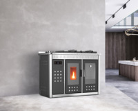GT2501A Vente à chaud Chauffage central automatique sans fumée à la biomasse pour l'eau Brûleur à granulés Chaudière à granulés avec four
