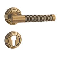 Fabricant de nouvelles poignées de porte d'intérieur double face avec serrures et charnières Poignées de porte en laiton