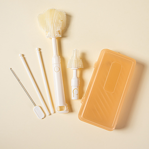 High Quality Wholesale Baby <strong>Bottle</strong> <strong>Brush</strong> Baby Milk <strong>Bottle</strong> <strong>Brush</strong> Newborn Pacifier Cleaning <strong>Brushes</strong> - Product Image 1