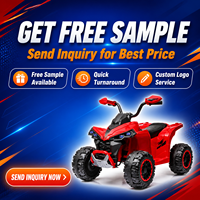 Quad électrique pour enfants GEEN 12V, alimenté par batterie, double moteur, tout-terrain, 4 roues, avec LED et musique, voiture à roulettes